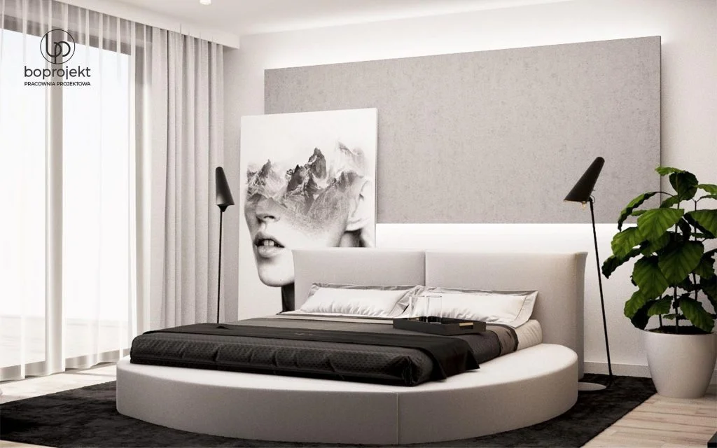 home staging boprojekt nowoczesna sypialnia